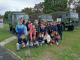 Les élèves de l‘école de Saint-Chartier à La Martinerie