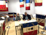 Le drapeau de l’UDCVR 36 accueilli par les Amis de la Martinerie