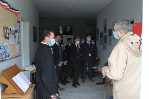 Visite des collégiens de l’école Saint Michel