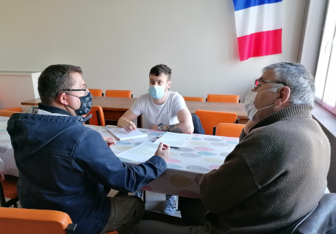 Laurent Renaudet, Yann Lignoux et Daniel Jalu