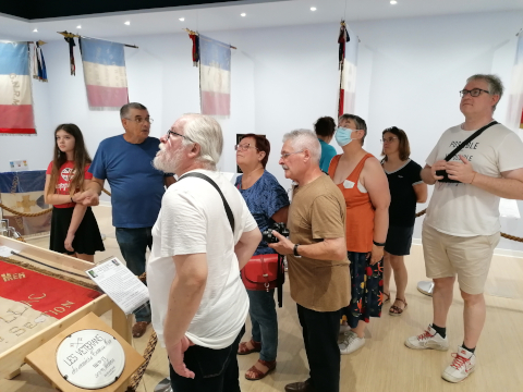 Pendant l’été, poursuite des visites chez les Amis de La Martinerie