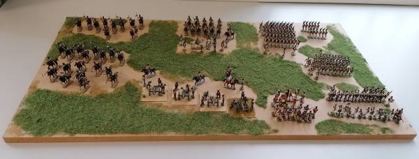 La garde rapprochée de Napoléon, diorama offert aux Amis de la Martinerie par Laurent Renaudet