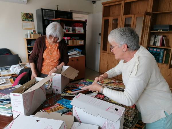 Le tri par les aides bibliothécaires