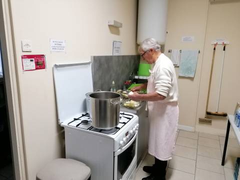 Notre cuisinier au travail