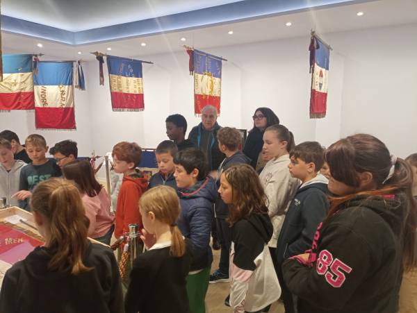 Jean-Jacques presents the flag room