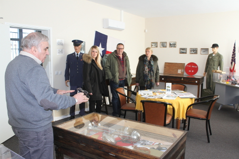 Mathide Péraud en visite à La Martinerie