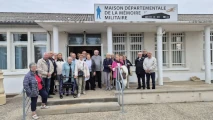 Les membres de l’association "Mémoire et patrimoine Lignerois" en visite à La Martinerie