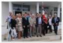 A centenarian from the Indre section of the “Légion d’honneur” at “les Amis de La Martinerie”